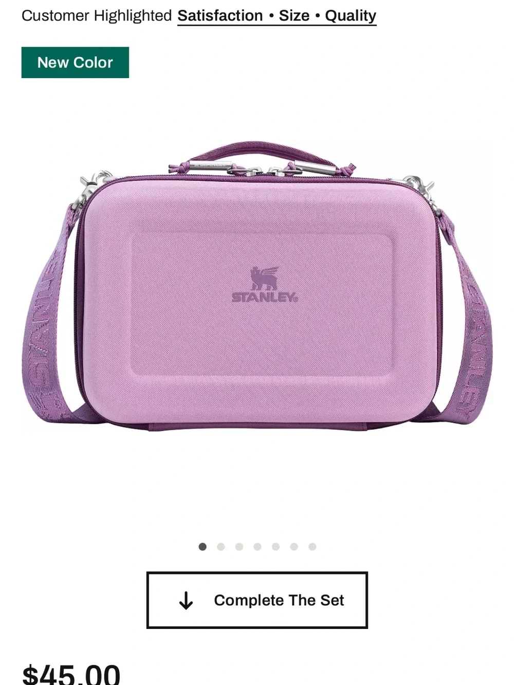 NEW WITH TAGS Stanley Lilac Mini  Lunchbox Cooler - Picture 5 of 10